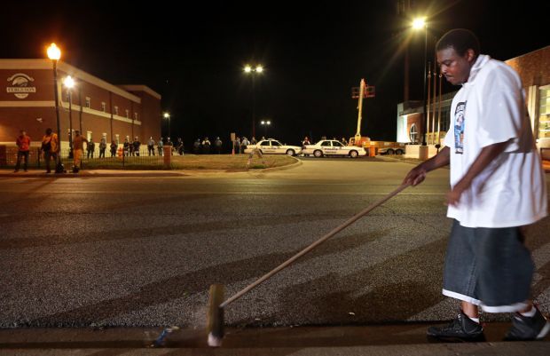 Peaceful protest in Ferguson